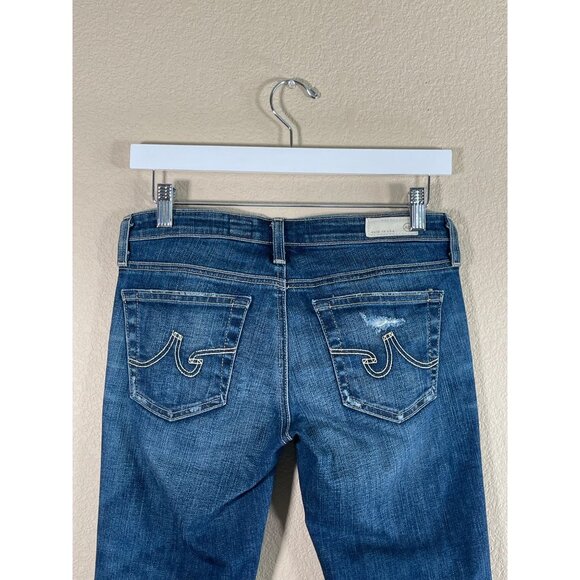 AG Adriano Goldschmied Stilt Crop Cigarette Jean Distressed - Picture 8 of 11